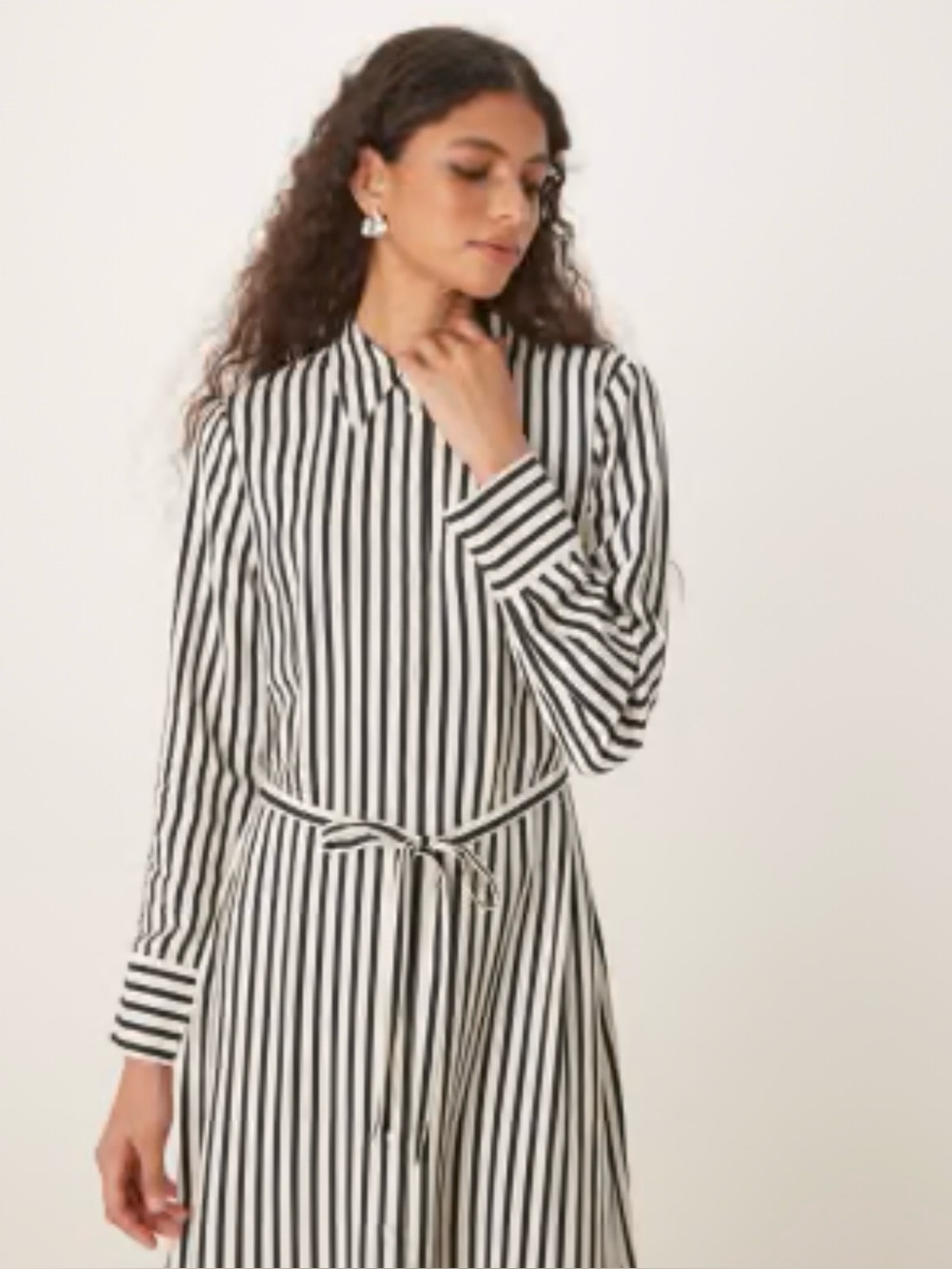 H&M Stripe Shirt Dress